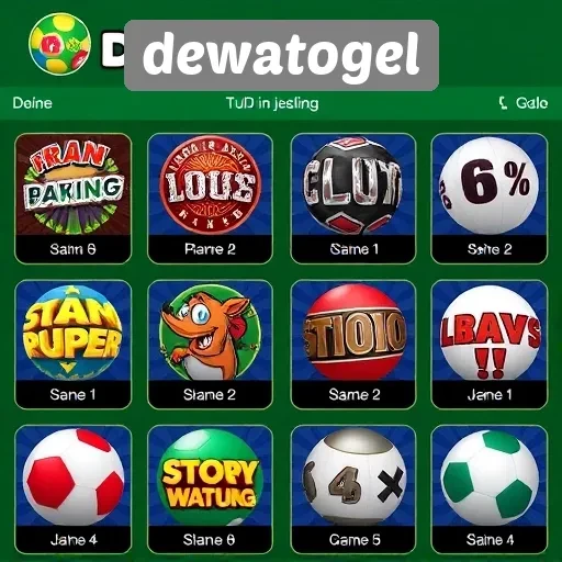 Berbagai Jenis Permainan yang Tersedia di Dewatogel